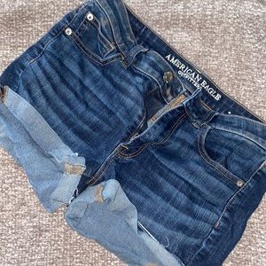 AE Super Stretch Denim Shorts